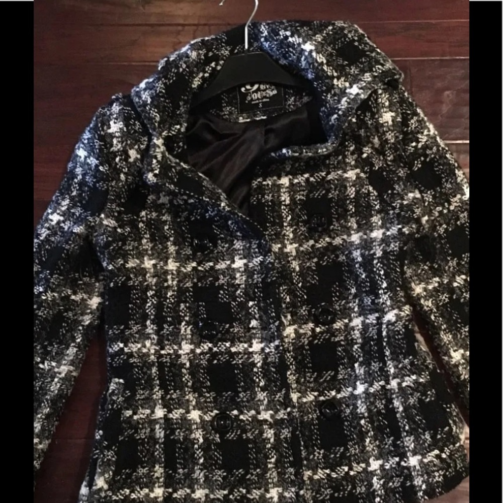 Black and white jacket